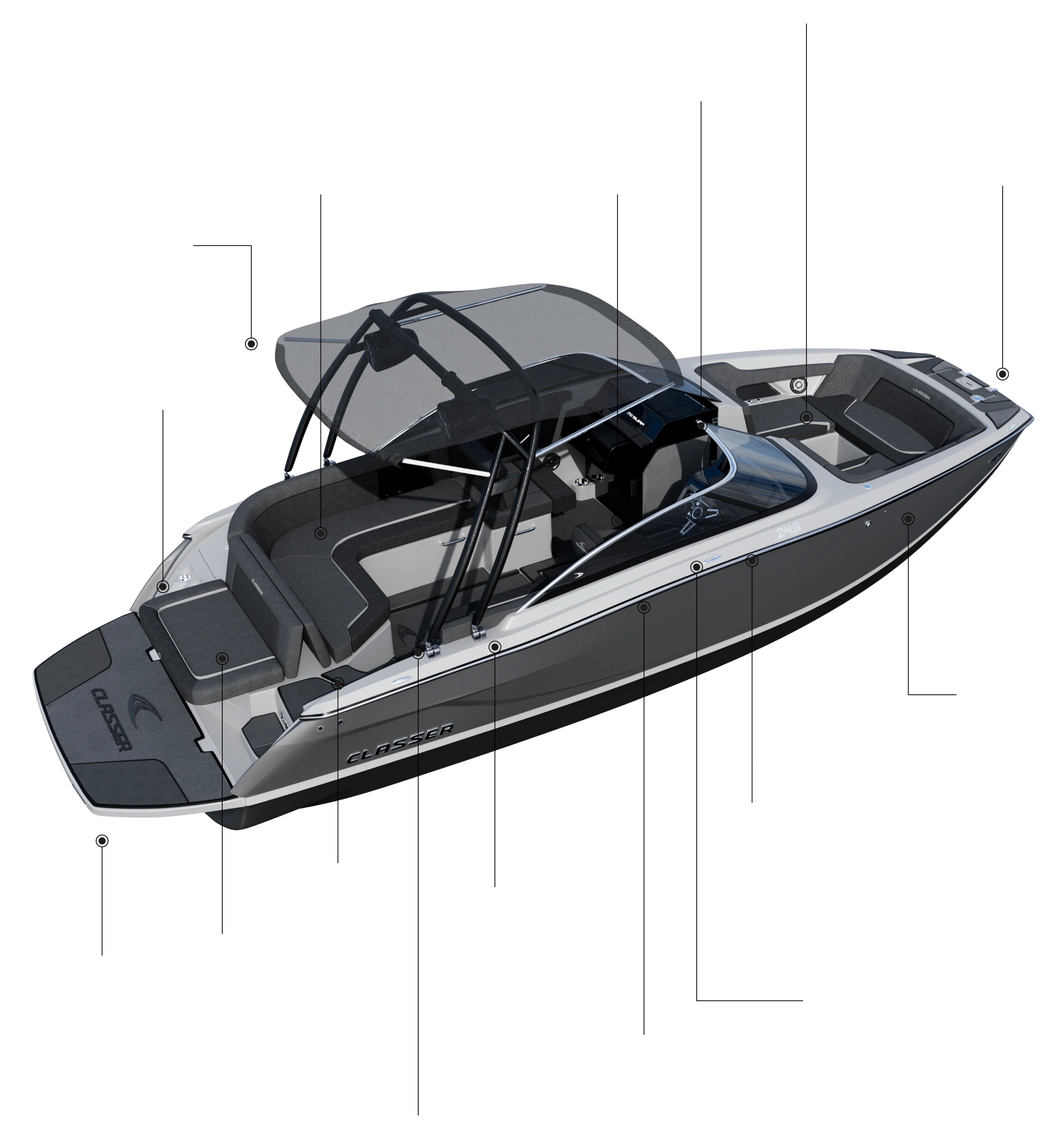 Diagrama técnico Classer 246 DF